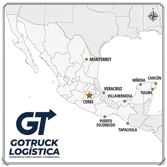 Cobertura de GT Logística GoTruck